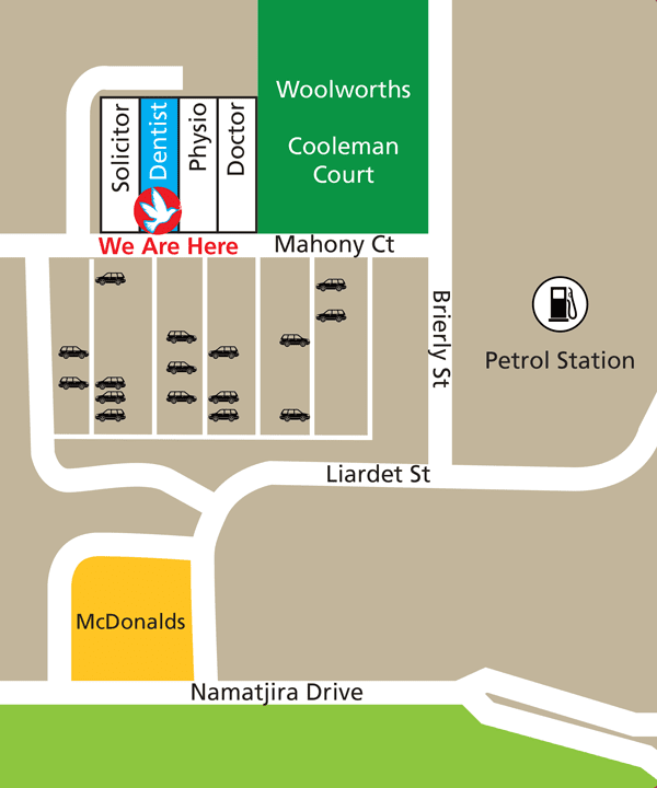 Weston Dental Map